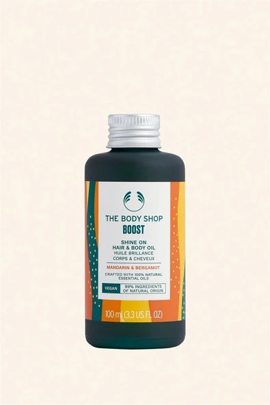 The Body Shop Boost Shine On Saç Ve Vücut Yağı ürün görseli 1