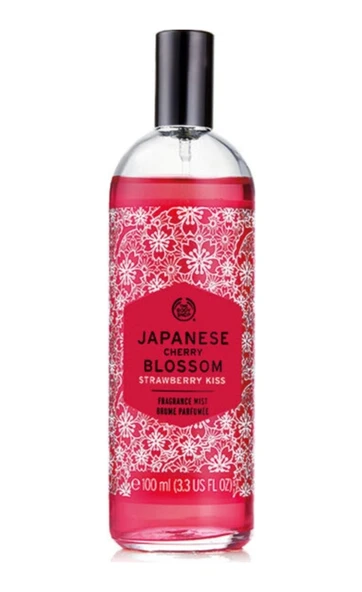 The Body Shop Japanese Cherry Blossom Strawberry Kiss Vücut Spreyi 100ml ürün görseli 1