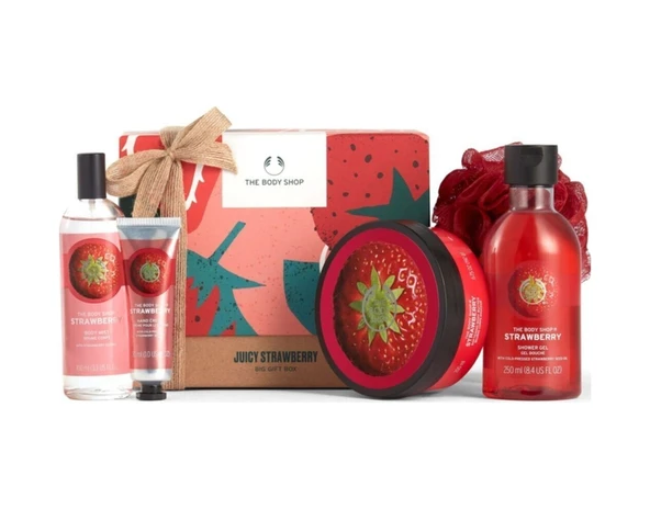 The Body Shop Strawberry 5'li Orta Boy Hediye Kutusu ürün görseli 1