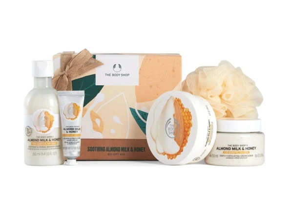 The Body Shop Almond Milk & Honey 5'li Orta Boy Hediye Kutusu ürün görseli 1