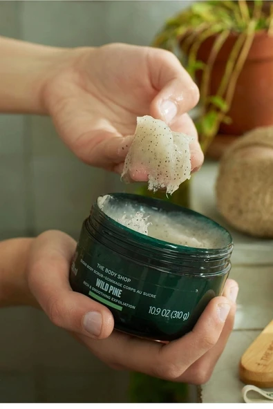The Body Shop Wild Pine Vücut Peelingi - Resim 3