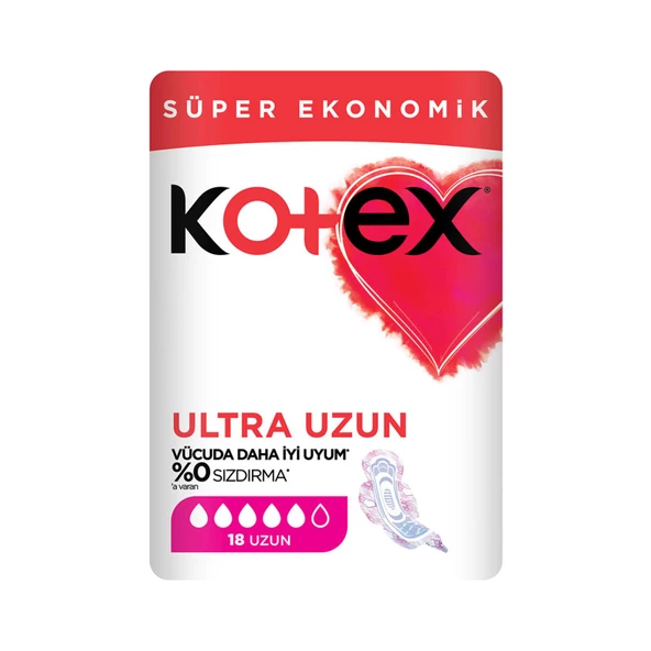 Kotex Ultra Uzun Ped 18x2 36 Adet ürün görseli 1