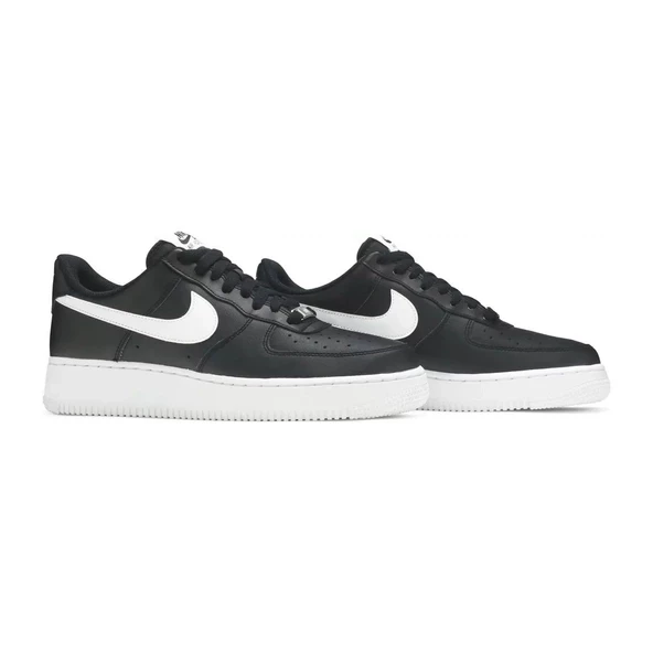 Nike Air Force 1 07 AN20 Black White - Resim 3