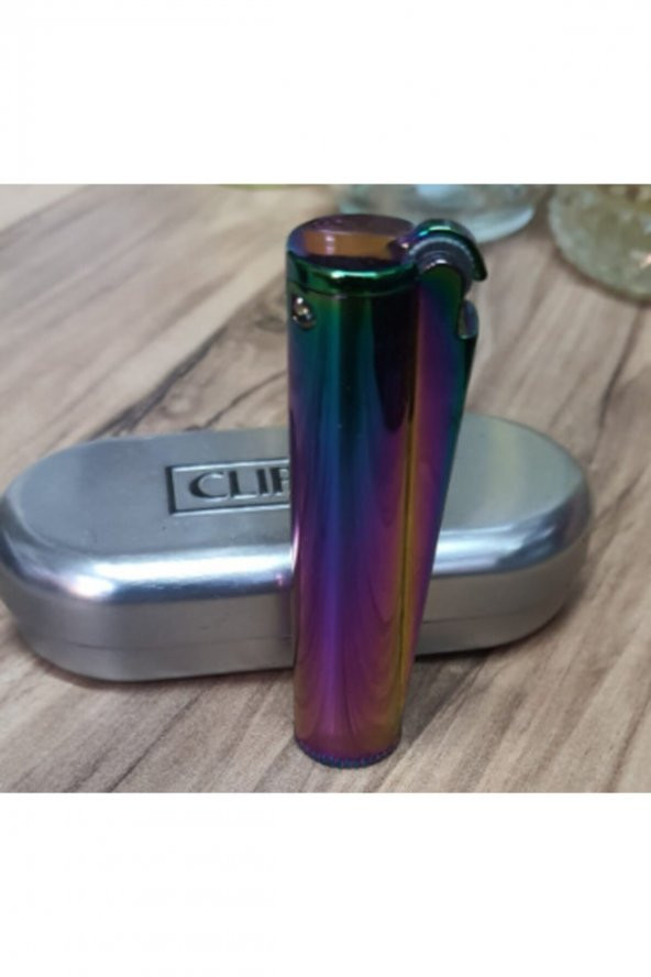 Benzinli Metal Çakmak Gökkuşağı ürün görseli 1