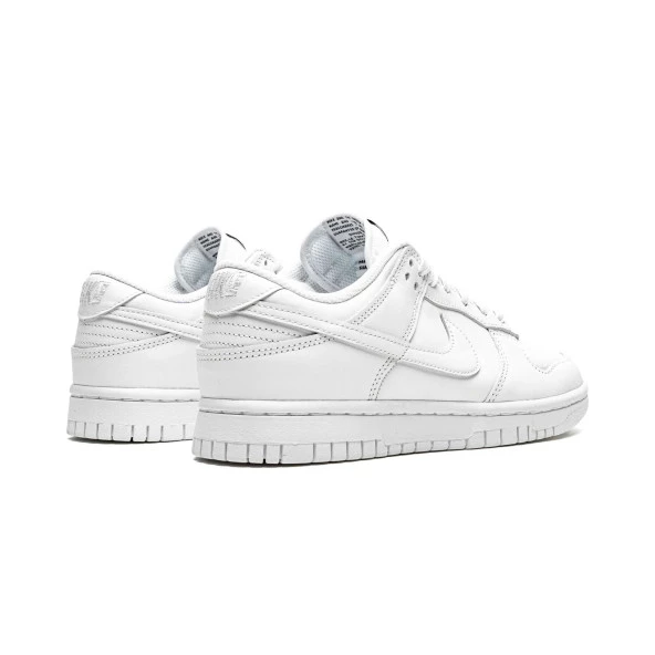 Nike Dunk Low Triple White - Resim 4
