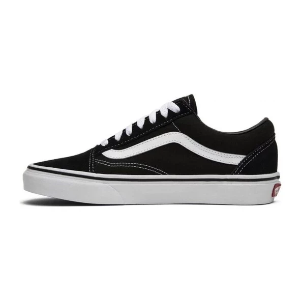 Vans Old Skool Platform Black White - Resim 3