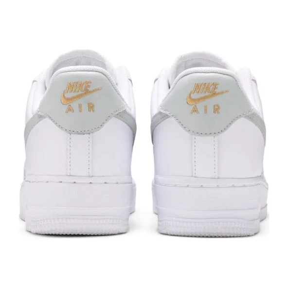Nike Air Force 1 Low White Grey Gold - Resim 4
