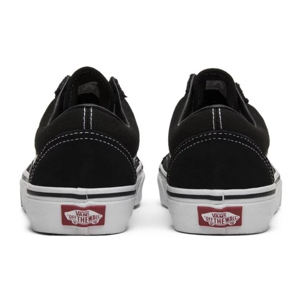 Vans Old Skool Platform Black White - Resim 4