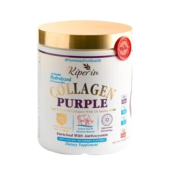 Kiperin Purple Collagen Toz 40 Günlük 575 gr ürün görseli 1