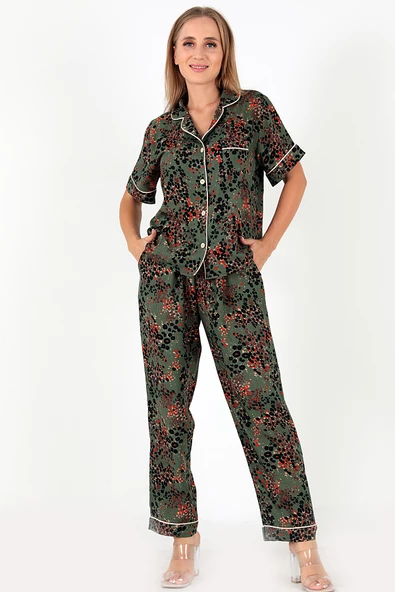 DoReMi Desenli Kısa Kollu Kadın Pijama Takım ürün görseli 1