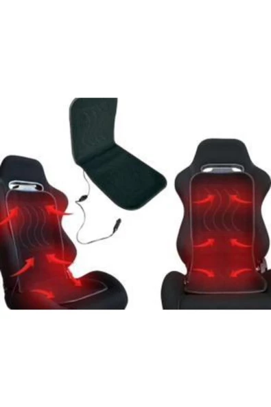 Efe Ds Isıtıcılı,ısıtmalı,ısıtıcı Oto Koltuk Minderi12 Volt Çakmaklıklı Açma Kapama Düğmeli ürün görseli 1