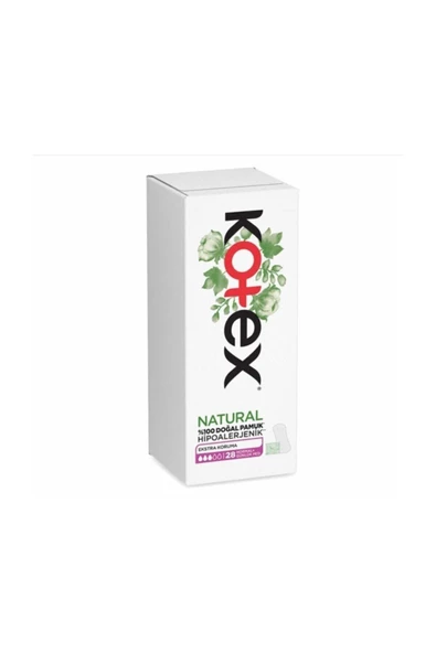 Kotex Natural Hipoalerjenik Ekstra Koruma Hijyenik Ped 28'li ürün görseli 1