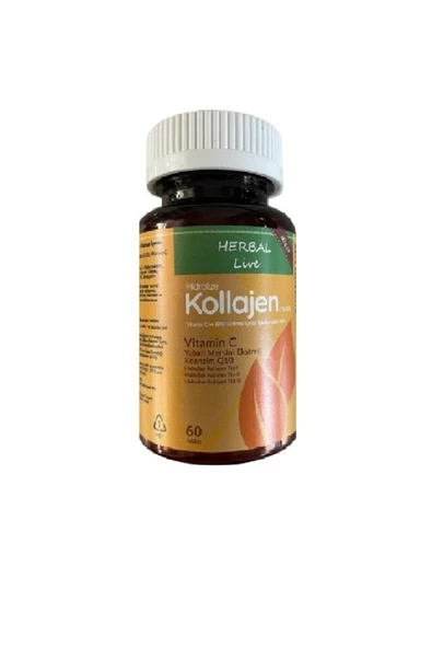 Hidrolize Multi Kolajen Tip 1 , 2 , 3 60 Adet Tablet Hyaluronik Asit Collagen ürün görseli 1