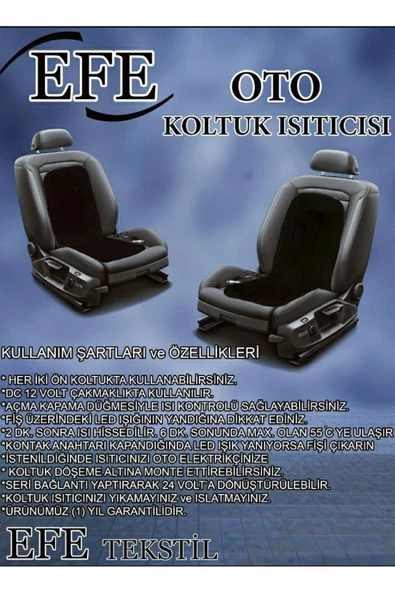 ARAÇ ISTMA  MİNDERİ ürün görseli 1