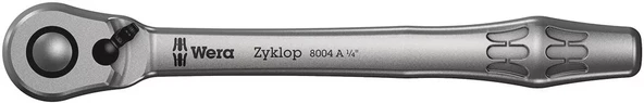 Wera 8004 A Zyklop Metal Yön Mandallı Cırcır, 1/4" Sürücülü, 1/4" x 141 mm ürün görseli 1