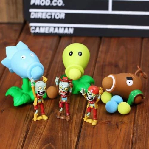 Plants And Zombies Zombi Ve Bitkiler +figür+toplar 3lu set ürün görseli 1