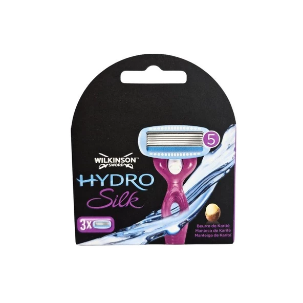 Wilkinson Sword Hydro Silk Kadın Tıraş Bıçağı Kartuşu | 5 Bıçaklı 3 Yedek Kartuş ürün görseli 1