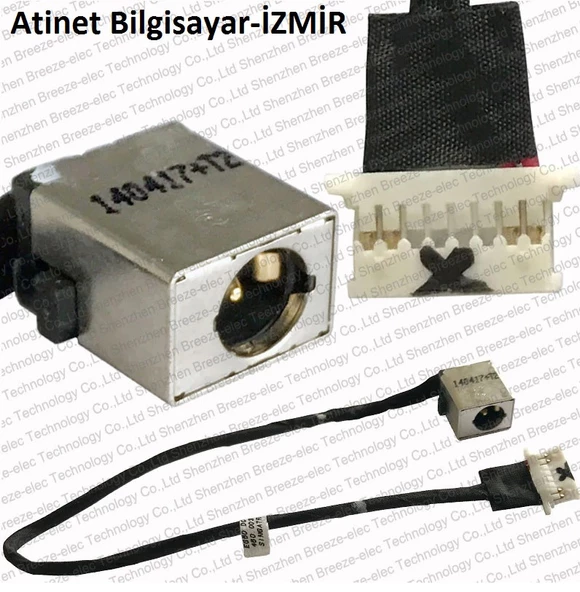 Acer Aspire  E1-522-3407  E1-522-3442  Packard Bell Te69Kb   Ms2372 Ms2384 Power Dc Jack Şarj Soketi  50.M81N1.001 450.00303.0001 ürün görseli 1