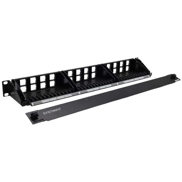 24 PORT CAT6 BOŞ PATCH PANEL SYSTIMAX - Resim 2