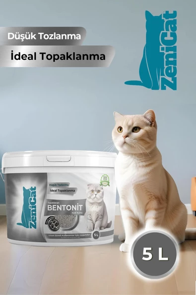 Kokulu Renkli Kedi Kumu İnce Taneli Doğal Bentonit ürün görseli 1