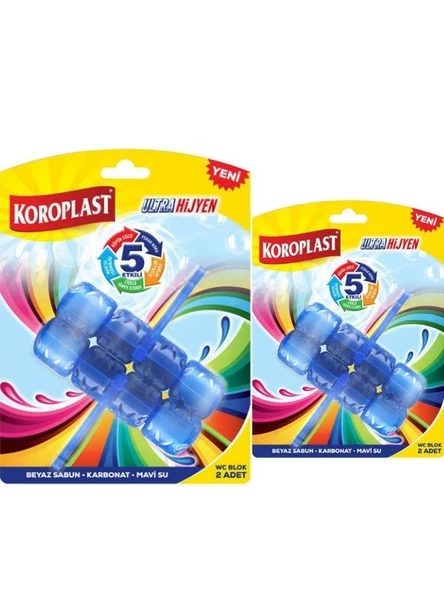 Koroplast Wc Blok 5 Etkili 2 X 50 Gr x 2 Paket ürün görseli 1