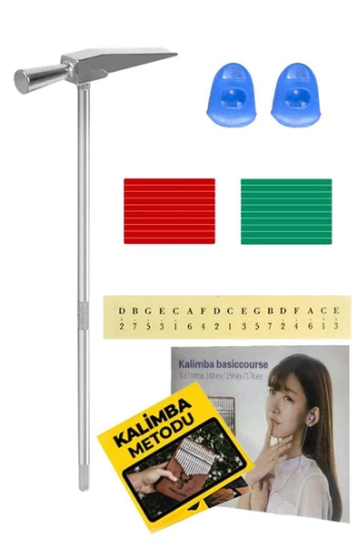 Midex KL-SPARE Kalimba Yedek Aksam Seti (Akort Çekici Metod Nota Sticker Parmaklık) ürün görseli 1