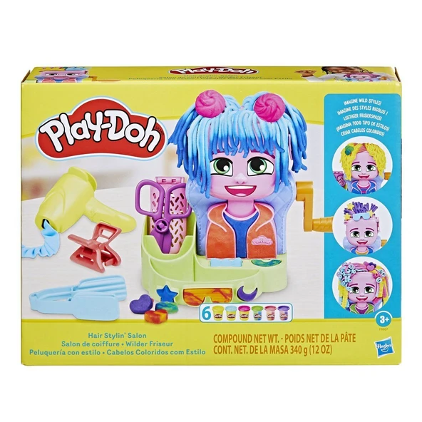 F8807 Play-Doh Renkli Kuaför Salonu+3 yaş ürün görseli 1