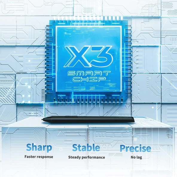 Xp-pen Deco LW Wireless Siyah X3-Smart-Chip Windows Mac Android Chrome OS/ Linux - Resim 2