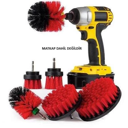 Matkap Uyumlu Temizleme Fırça Seti 5 Adet K/S ürün görseli 1