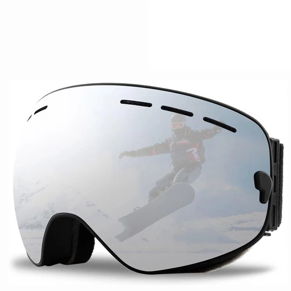 Çift katmanlı Anti-Sis Özellikli Uv Snowboard Kayak Gözlüğü ürün görseli 1
