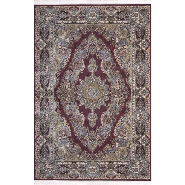 ARTEMİS HALI SİLK - 05156B - İPEK HALI BORDOSU 160X230 ürün görseli 1