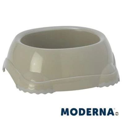 Moderna Smart Plastik Kedi Köpek Mama Su Kabı Gri No:1 350 Ml ürün görseli 1