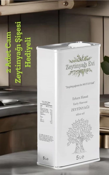 Zeytinyagievi Premium Gold Erken Hasat Soğuk Sıkım Zeytinyağı 5 Litre ürün görseli 1