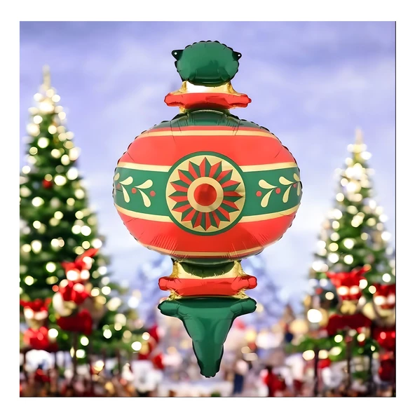 Yılbaşı Dekor Süs Folyo Balon 102x54 cm ürün görseli 1