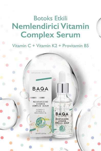 BAGA Botoks Etkili Nemlendirici Vitamin Complex Serum ürün görseli 1