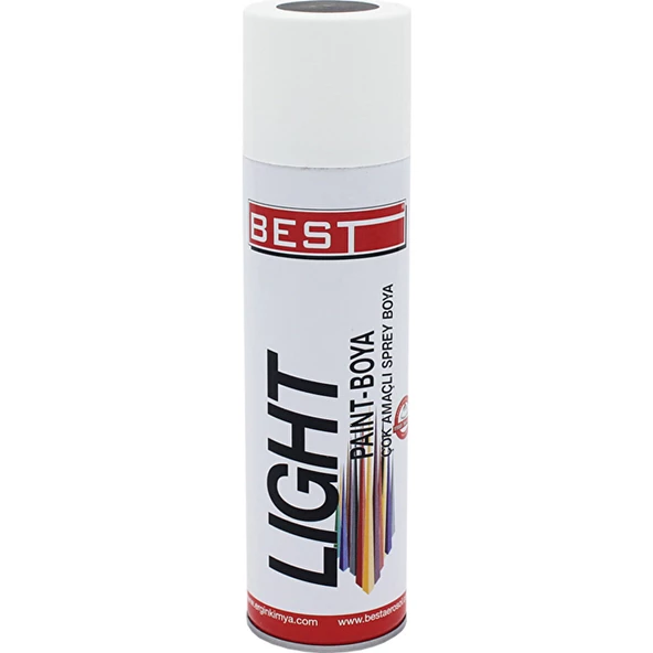 BEST LİGHT SPREY BOYA KIRMIZI 250ml. ürün görseli 1