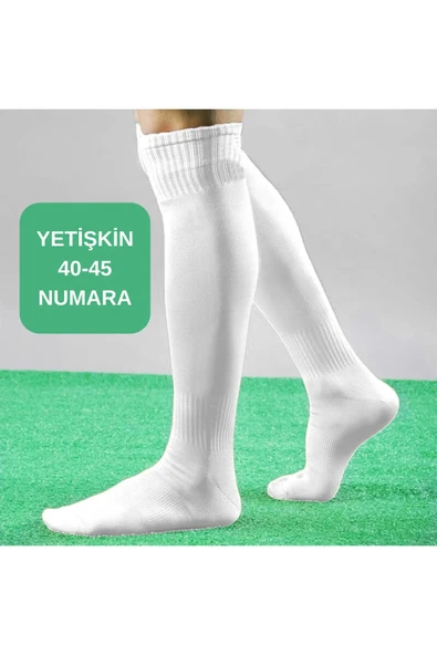 Yetişkin Futbol Maç Çorabı 40-45 Futbol Tozluk Futbol Halısaha Çorabı Konç Halı Saha Çorabı ürün görseli 1