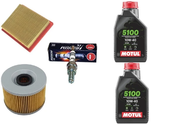 Cf Moto 250 Sr ,Nk 250 ,Clx 250 Bakım Seti Motul 5100 Yağ ,İridyum Bujili   Supermoto ürün görseli 1