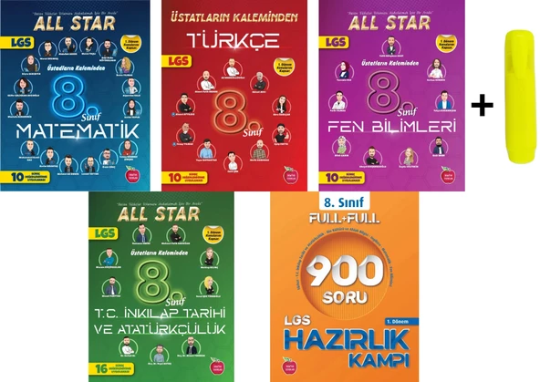 Newton 8.Sınıf Matematik Fen Türkçe İnkılap Tüm Dersler 1.Dönem Seti Yeni 5 Kitap ürün görseli 1