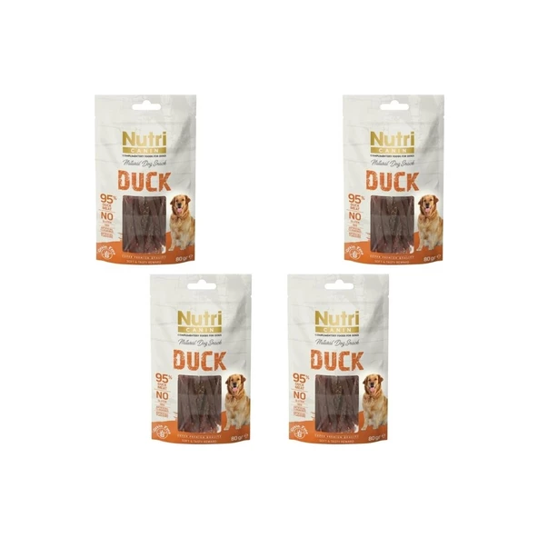 Nutri Canin Duck Snack Köpek Ödülü 80 gr x 4 Adet ürün görseli 1