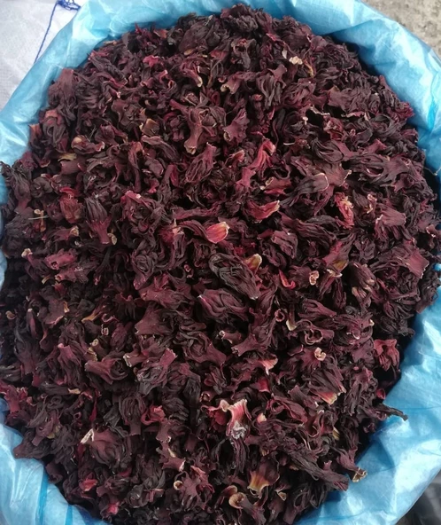 Hibiskus 500 gr - Hibisküs  Mekke Gülü, Hibüsküs Hübüsküs - Katkısız, 1. Kalite, Yeni Mahsul ürün görseli 1