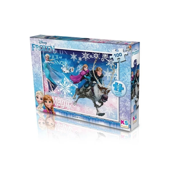 Ks Oyuncak Frozen Puzzle 100 Parça FRZ.714-1 ürün görseli 1