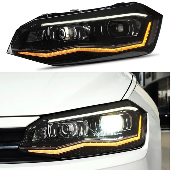 AUTOGP Vw polo aw1 r dizayn ön far lambası ledli 2017 / 2021 ürün görseli 1