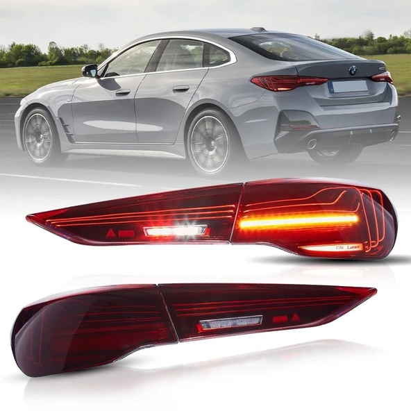 AUTOGP Bmw g22 g23 g26 stop lambası laser led model 2019+ 4 serisi ürün görseli 1