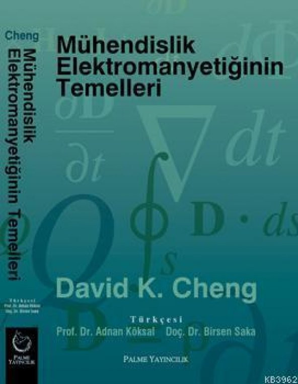 Mühendislik Elektromanyetiğin Temelleri Palme ürün görseli 1