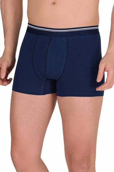 Likralı Erkek Boxer Şort Lacivert 1097B ürün görseli 1