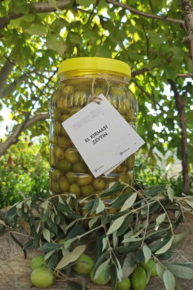 El Kırması Yeşil Zeytin 3kg ürün görseli 1