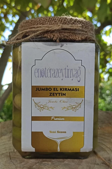 El Kırması Jumbo Yeşil Zeytin 660 ML ürün görseli 1