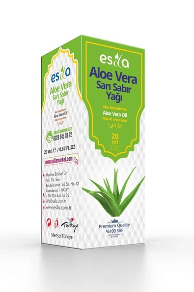 Aloe Vera - Sarı Sabır Yağı 20 Ml. ürün görseli 1