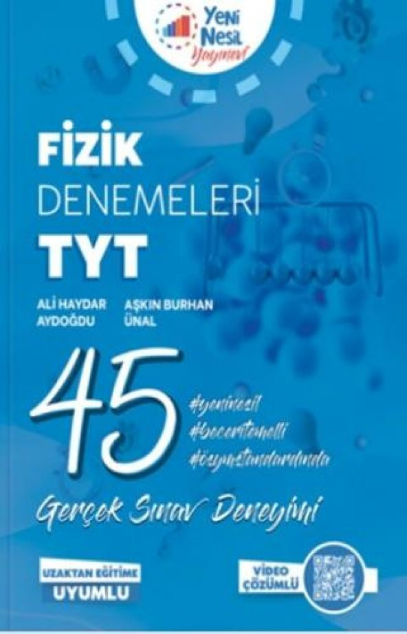 Yeni Nesil YKS TYT Fizik 45 Deneme Sınavı ürün görseli 1